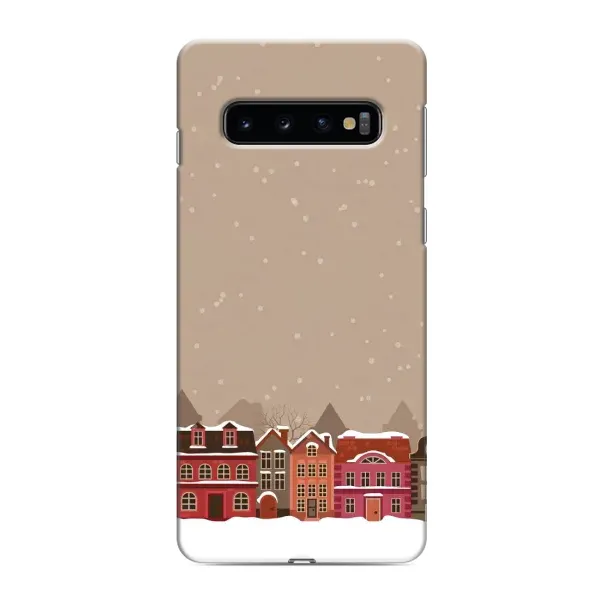 Чохол з принтом «Зимове місто» для Samsung Galaxy s10 Plus