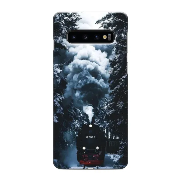 Чохол з принтом «Зимовий потяг» для Samsung Galaxy s10 Plus
