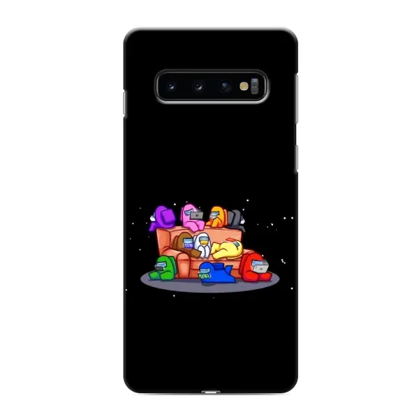 Чехол с принтом «Амонг-ас» для Samsung Galaxy S10