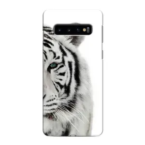 Чохли з картинкою животних Samsung Galaxy S10 (Білий Тигр)