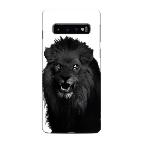 Чохол з принтом «Чорний ЛЕВ» для Samsung Galaxy S10