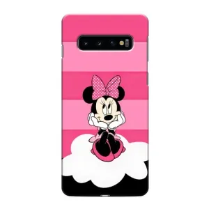 Міккі Маус чохол для Samsung Galaxy S10 (AlphaPrint - Мультяшні) (Дівчинка Maus)