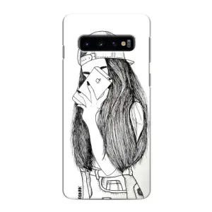 Чохол з друком для Samsung Galaxy S10 - (Мода) (AlphaPrint) (Фото дівчини)