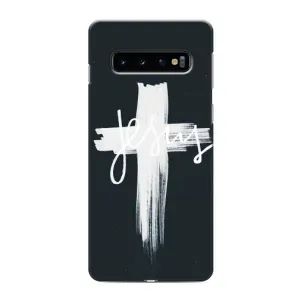 Чехол для Samsung Galaxy S10 (AlphaPrint) - (Христианские)