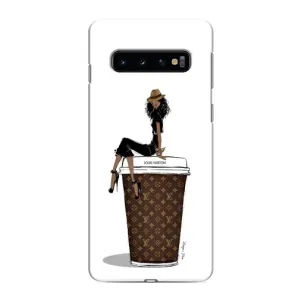 Чохли Луі Вітон для Samsung Galaxy S10 (AlphaPrint - LOUIS VUITTON) (кава LOUIS VUITTON)