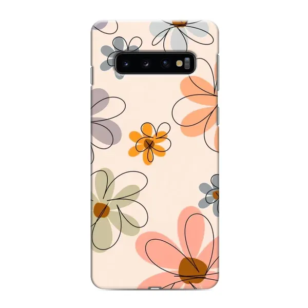 Чехол с принтом «Разноцветные цветы» для Samsung Galaxy S10