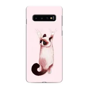 Чохол на Самсунґ Ґелексі S10 з Котиками (VPrint) (Котик падає)