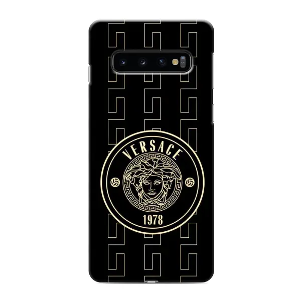 Чохол з принтом «Лого Версаче» для Samsung Galaxy S10