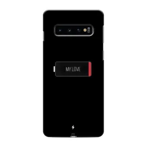 Чехлы для любимой на Самсунґ Ґелексі S10 (VPrint) (Love battery)