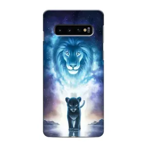 Чохол з картинкою ЛЕВ для Samsung Galaxy S10 (VPrint) (Маленький лев)