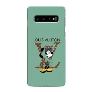 Чохли Луі Вітон для Samsung Galaxy S10 (AlphaPrint - LOUIS VUITTON) (Міккі Маус LV)