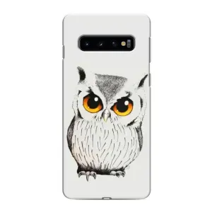 Чохол з пташками на Samsung Galaxy S10 (VPrint) (Мила Сова)