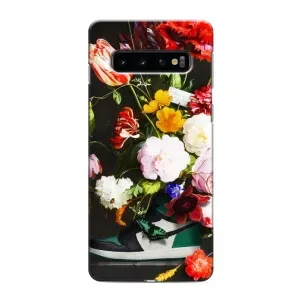 Бренднові Чохли для Samsung Galaxy S10 - (PREMIUMPrint) (Nike цветы)