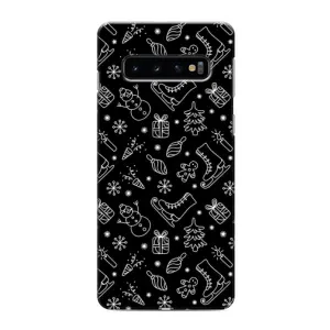 Новорічні, Святкові Чохли для Samsung Galaxy S10 - 2024 год (Новорічний фон)