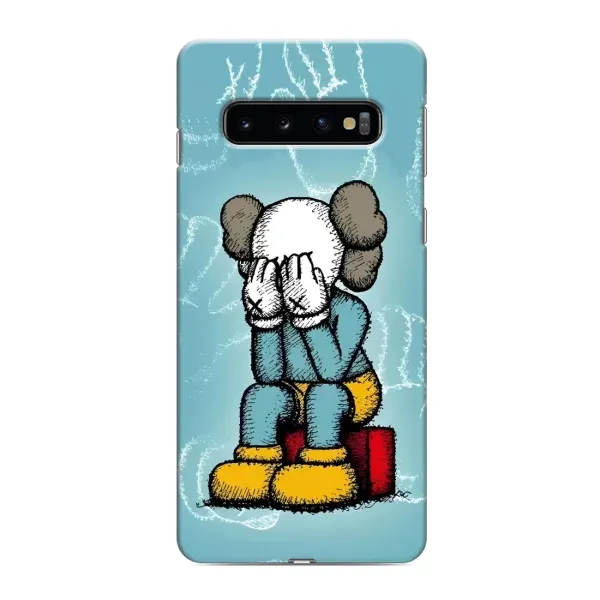Чохол з принтом «Плач Bearbrick» для Samsung Galaxy S10
