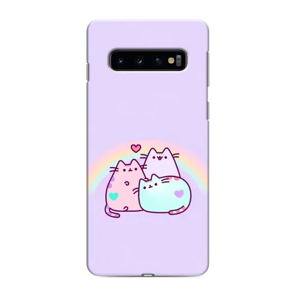Чехол с принтом «Радужные котики» для Samsung Galaxy S10