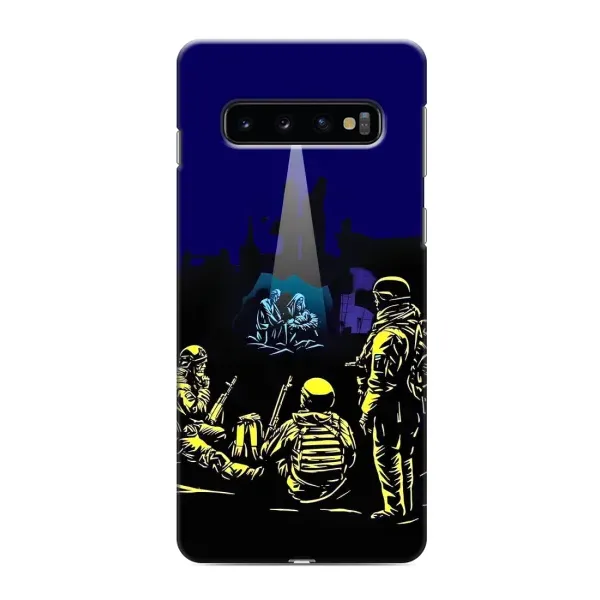 Чохол з принтом «Різдво в Україні» для Samsung Galaxy S10