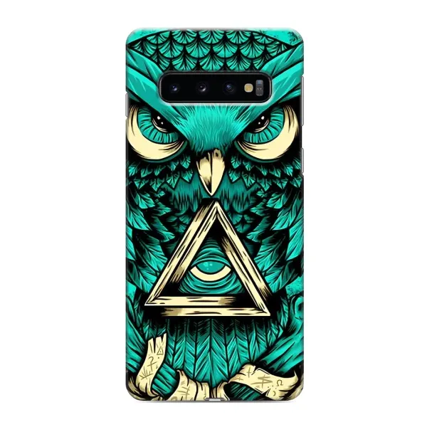 Чехол с принтом «Сова с глазом» для Samsung Galaxy S10 Чехол с принтом «Сова с глазом» для Samsung Galaxy S10