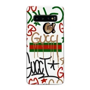 Бренднові Чохли для Samsung Galaxy S10 - (PREMIUMPrint) (Стиль GUUCI)