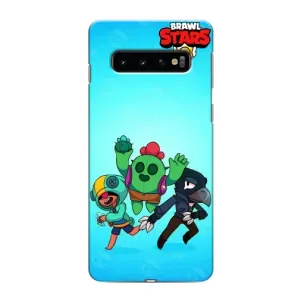Чехлы Brawl Stars для Samsung Galaxy S10 (AlphaPrint) (Тріо героїв)