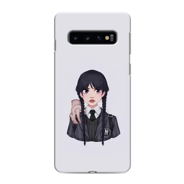 Чехол с принтом «Уэнздей и Вещь» для Samsung Galaxy S10