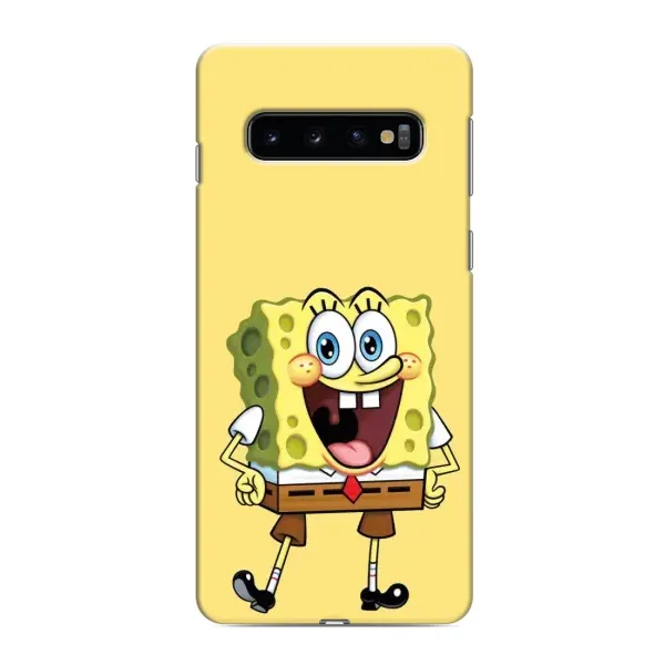 Чехол с принтом «Веселый Спанч Боб» для Samsung Galaxy S10 Чехол с принтом «Веселый Спанч Боб» для Samsung Galaxy S10