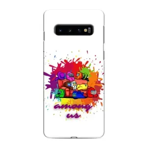Чохли Амонг Ас для Samsung Galaxy S10 (AlphaPrint) (Яскравий АмонгАс)