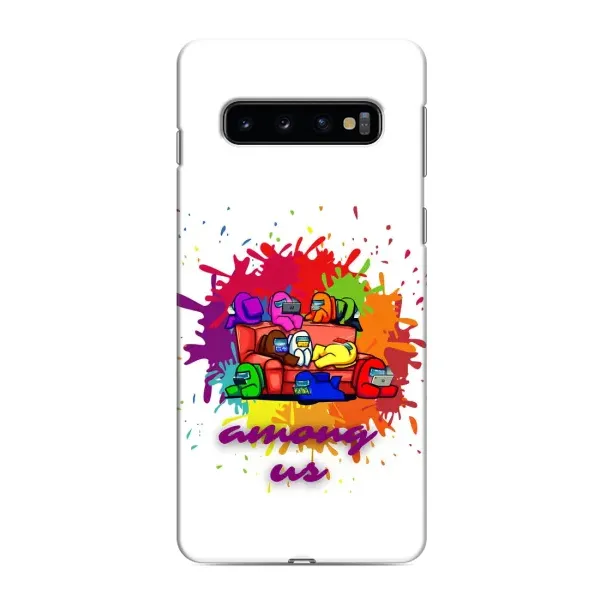 Чехол с принтом «Яркий АмонгАс» для Samsung Galaxy S10
