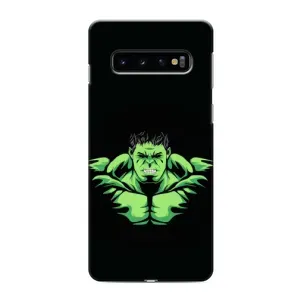 Чохли з героями Марвел Samsung Galaxy S10 (VPrint) (Зелений Халк)