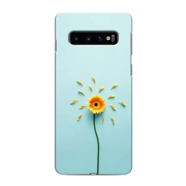 Чехол с принтом «Желтый цветок» для Samsung Galaxy S10
