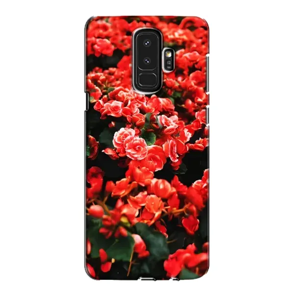 Чехол с принтом «Цветы красные» для Samsung Galaxy S9 Plus (G965) Чехол с принтом «Цветы красные» для Samsung Galaxy S9 Plus (G965)