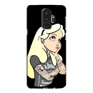 Чехол с печатью для Samsung Galaxy S9 Plus G965 - (Мода) (AlphaPrint) (Девочка в тату)