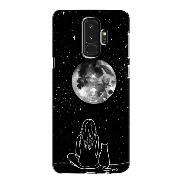 Чехол с принтом «Девушка с котом» для Samsung Galaxy S9 Plus (G965)