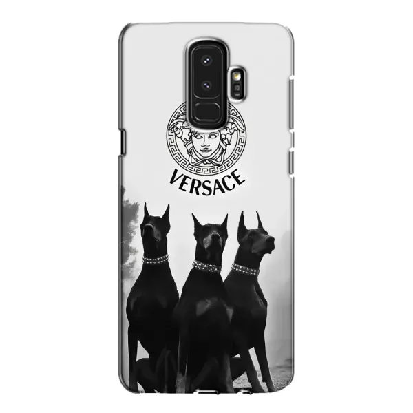 Чехол с принтом «Доберман Версаче» для Samsung Galaxy S9 Plus (G965)