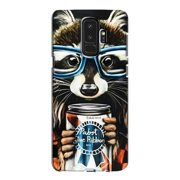 Чехол с принтом «Енот с банкой» для Samsung Galaxy S9 Plus (G965)
