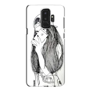 Чехол с печатью для Samsung Galaxy S9 Plus G965 - (Мода) (AlphaPrint) (Фото девочки)