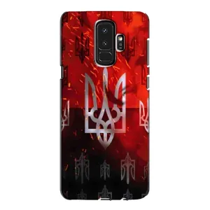 Украинские Чехлы для Samsung Galaxy S9 Plus G965 с картинкой УПА (AlphaPrint) (ГЕРБ УПА)