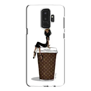 Чехлы Луи Витон для Samsung Galaxy S9 Plus G965 (AlphaPrint - LOUIS VUITTON) (кофе LOUIS VUITTON)