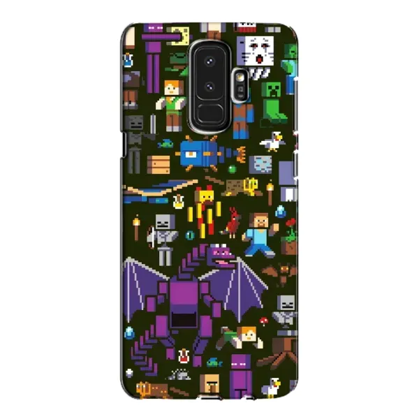 Чехол с принтом «Коллаж Майнкрафт» для Samsung Galaxy S9 Plus (G965)