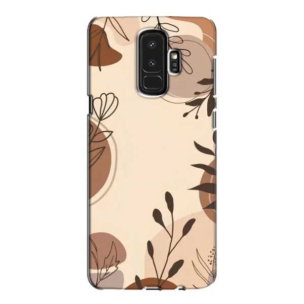 Чехол с принтом «Коричневые цветы» для Samsung Galaxy S9 Plus (G965) Чехол с принтом «Коричневые цветы» для Samsung Galaxy S9 Plus (G965)