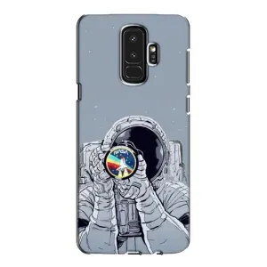 Чехол NASA для Samsung Galaxy S9 Plus G965 (AlphaPrint) (Космонавт фото)