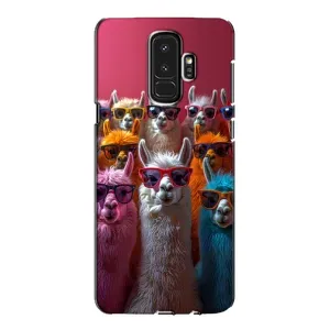 Чехол с принтом «Ламы в очках» для Samsung Galaxy S9 Plus (G965)