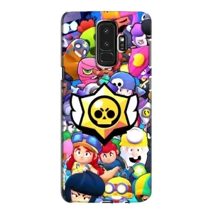 Чехол для Samsung Galaxy S9 Plus G965 Бравл Старс (VPrint) (Лого Brawl Stars)