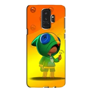 Чехол для Samsung Galaxy S9 Plus G965 Бравл Старс (VPrint) (Хлопчик Леон)