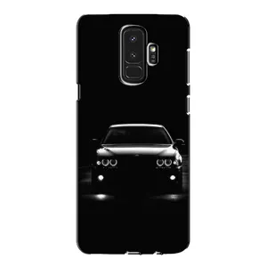 Чехол для Самсунг Галакси S9 Плюс - с принтом БМВ (AlphaPrint) (Машина BMW)
