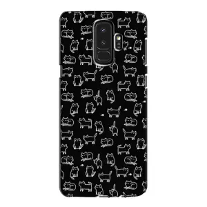 Чехол с принтом для Samsung Galaxy S9 Plus G965 (AlphaPrint) Модные коты (Меленькие котики)