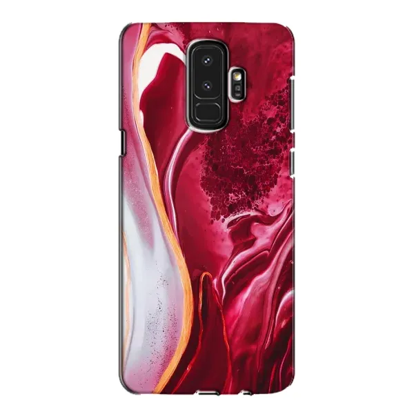 Чехол с принтом «Мрамор красный» для Samsung Galaxy S9 Plus (G965)