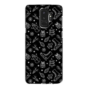 Новогодние, Праздничные Чехлы для Samsung Galaxy S9 Plus G965 - 2024 год (Новогодний фон)