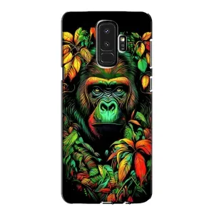 Чехол с Обезьянами Samsung Galaxy S9 Plus G965 - (AlphaPrint) (Обезьяна в тропиках)