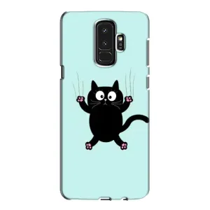 Чехол с принтом для Samsung Galaxy S9 Plus G965 (AlphaPrint) Модные коты (Падающий кот)